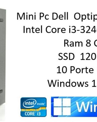 Pc Dell Optiplex 7010 SFF i3-3240 8Gb Windows 11