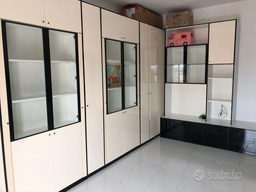 Cameretta con 2 letti girevoli CLEI 505+200x255h