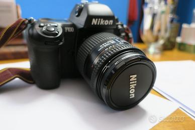 fotocamera f100 con ottica nikon 28-105 3.5