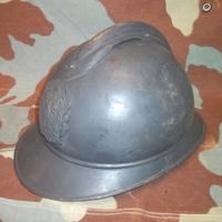 WW1 Adrian 15 French Helmet Healthcare Badge