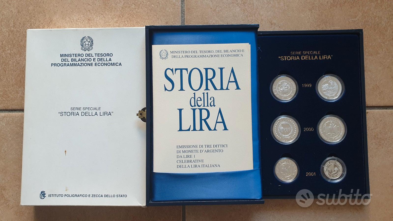 3a Serie di monete Italia Proof Storia della Lira - Collezionismo In ...