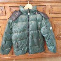 Piumino Moncler taglia 12 A 152 CM ragazzo verde 