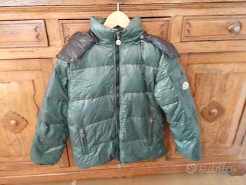 Piumino Moncler taglia 12 A 152 CM ragazzo verde 