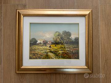 Quadro Lutring (il solista del mitra). “Paesaggio”