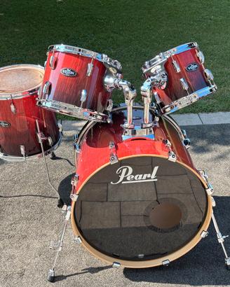Batteria Pearl Vision VBL Birch Ruby Fade