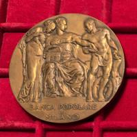 Medaglia 60° fondazione Banca Popolare Milano
