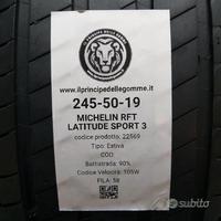 2 gomme 245 50 19 michelin rft a22569