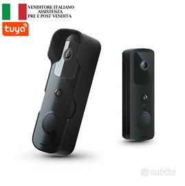 Videocitofono wifi PST TUYA nero c/sens movimento