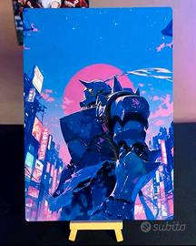 Poster metal Edward Elrik stampa 4K