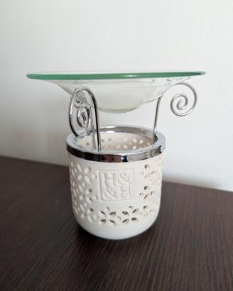 Bruciatore essenze H&H in ceramica traforata