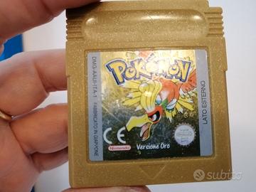 POKEMON VERSIONE ORO GAME BOY GB ITA