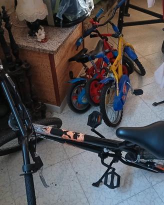 Quattro biciclette per varie età