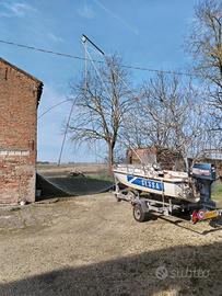 barca allestita pesca