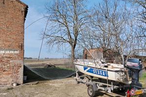 barca allestita pesca