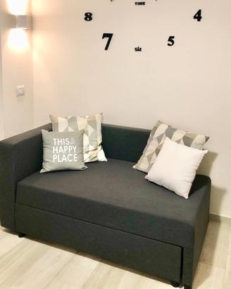 Divano letto 1 posto con contenitore