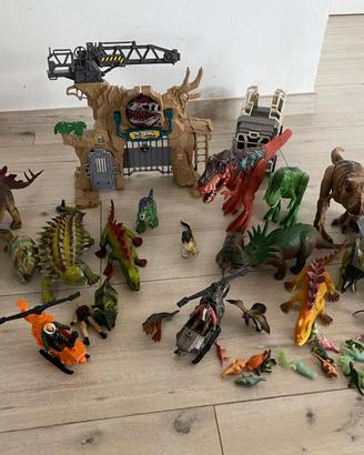 set XXL dinosauri T-rex carnotauro triceratopo ecc