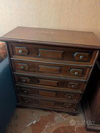 Cassettiera in legno