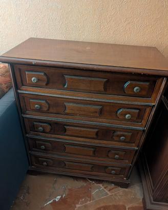 Cassettiera in legno