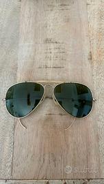 RAY BAN OUTDOORSMAN B&L 1/30 10K GO vintage '80
