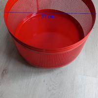 Portavaso in metallo con ruote