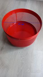 Portavaso in metallo con ruote