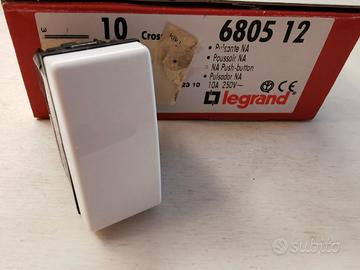 LEGRAND CROSS 680512 - Pulsante NO 10A 250V 1M