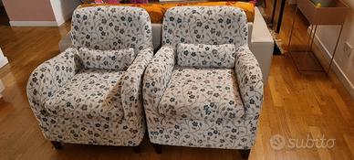 2 poltroncine da salotto