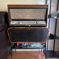 Radio giradischi Telefunken Domiphon R525 anni 60.