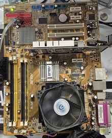 Scheda madre 775 + CPU quad + RAM