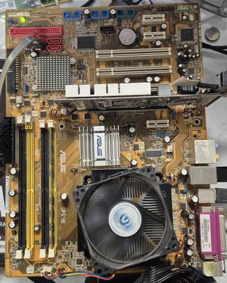 Scheda madre 775 + CPU quad + RAM