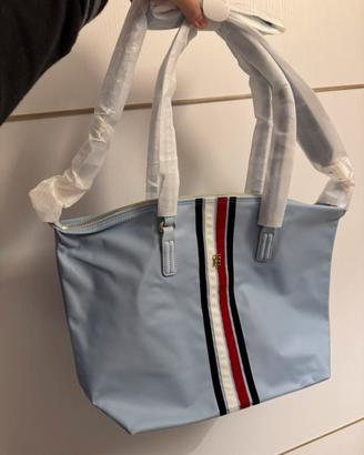 Borsa Tommy Hilfiger azzurra