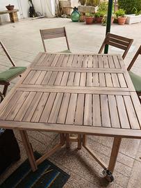Tavolo da giardino allungabile