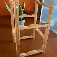 PORTA BOTTIGLIE IN LEGNO
