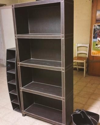 set libreria più colonnina portaoggetti e portariv