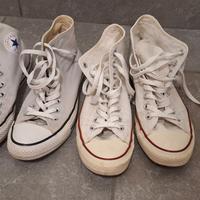 Converse All Star alte, 2 paia alte, numero 41