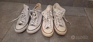 Converse All Star alte, 2 paia alte, numero 41