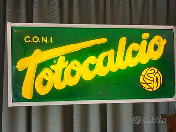 Insegna luminosa totocalcio