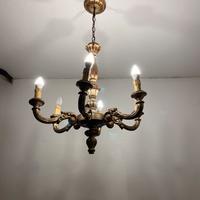 Coppia di lampadari anticati