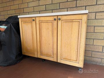 Madia in legno tre sportelli