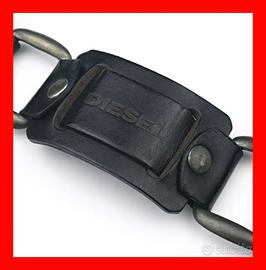 DIESEL BRACCIALE "VINTAGE" VERA PELLE