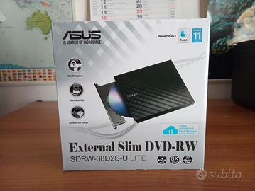 ASUS External Slim masterizzatore DVD-RW in  nuovo