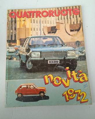 Rivista quattroruote Febbraio 1972 n° 194