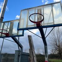 Canestro da basket con ruote