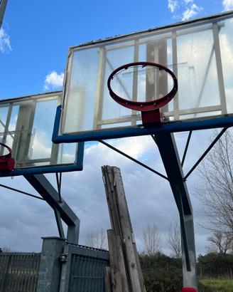 Canestro da basket con ruote