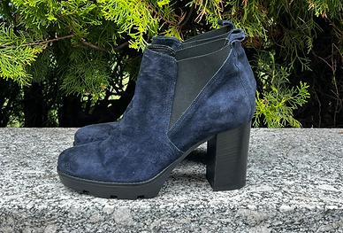 Scarpe con tacco in pelle n. 38 marca Janet Sport