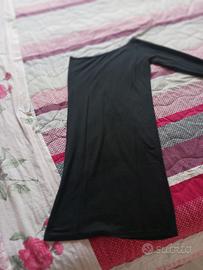 Maglietta nera con una sola manica Miracol tg.S
