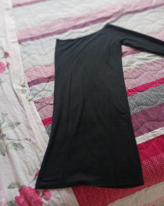 Maglietta nera con una sola manica Miracol tg.S