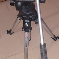 Treppiede telescopico Manfrotto 190 con testa 