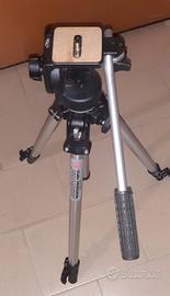 Treppiede telescopico Manfrotto 190 con testa 