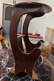 TAVOLINO IN LEGNO CON PORTAOGGETTI